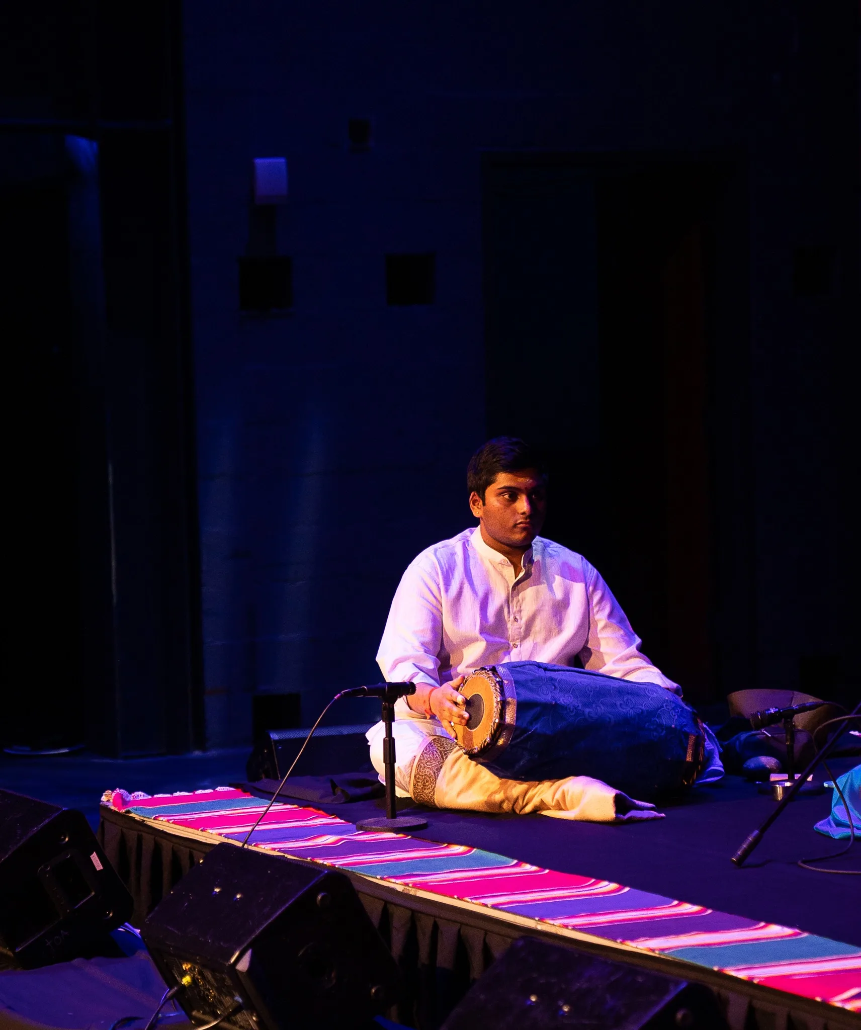 IFAA DFW Nirantara — stage performance, blue lighting