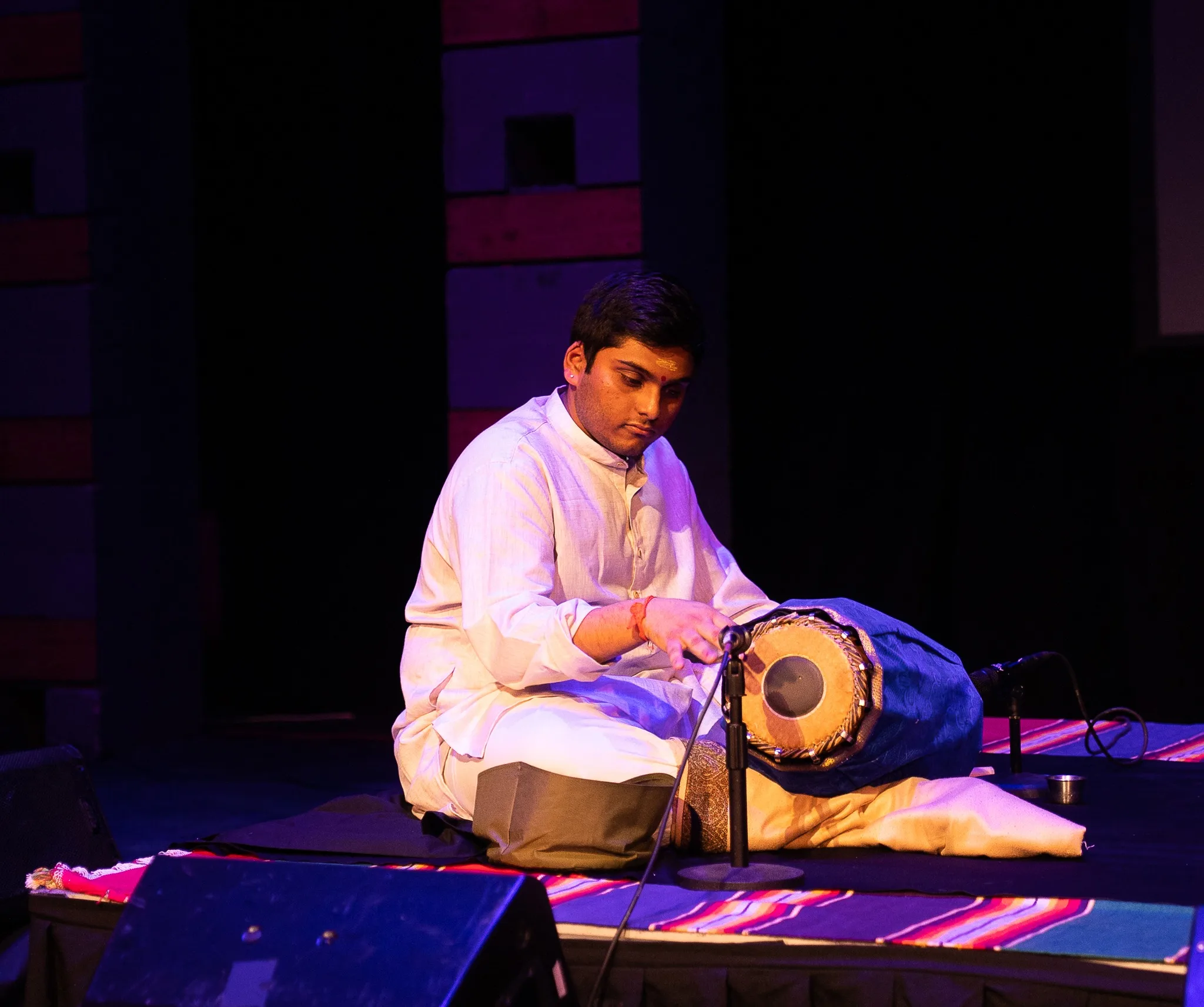 IFAA DFW Nirantara — focused mridangam playing